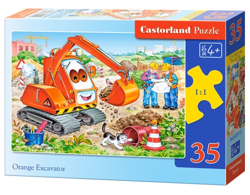 Puzzle Orange Excavator 35 elememtów (035113)
