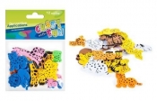 Ozdoba dekoracyjna piankowa ZOO 12szt