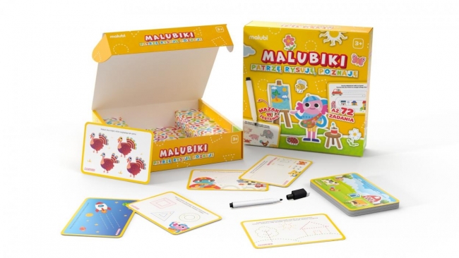 MALUBIKI 3+ Patrzę, rysuję, poznaję