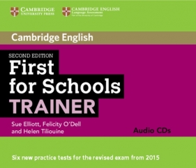 First for Schools Trainer Audio 3 CD - Elliott Sue, O'Dell Felicity, Tiliouine Helen