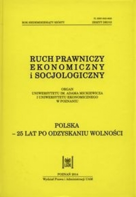 Ruch prawniczy ekonomiczny i socjologiczny Rok 76 zeszyt 2
