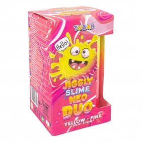 Tuban Slime, Jiggly Slime Neo Duo - żółto-różowy, 430g (TU3811)