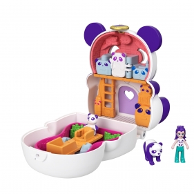 Polly Pocket: Otwórz i przekręć - Zestaw Panda (GTM56/GTM58)