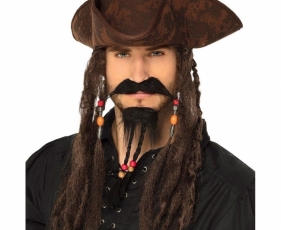 Zestaw wąsy i broda pirata