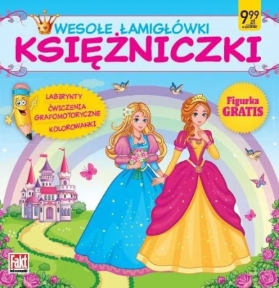 Księżniczki. Wesołe łamigłówki