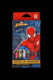 Flamastry metaliczne Disney Spider-Man 6 kolorów