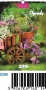 Kalendarz ścienny Ogrody 2016 (7-planszowy) KD09