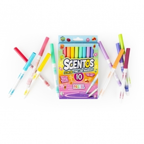 Pachnące flamastry - pastelowe, 10 szt.