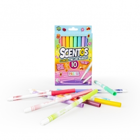 Pachnące flamastry - pastelowe, 10 szt.