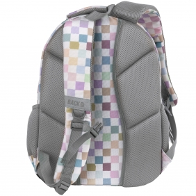 Plecak backup 8 W01 - Pastelowa Kratka