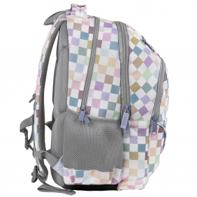 Plecak backup 8 W01 - Pastelowa Kratka