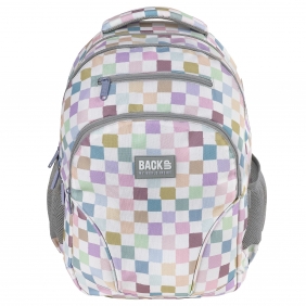 Plecak backup 8 W01 - Pastelowa Kratka