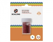Brokat w tubce czerwony Scaling