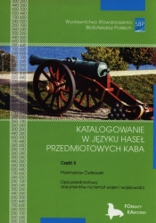 Katalogowanie w języku haseł przedmiotowych KABA Część 5 - Ćwikowski Przemysław