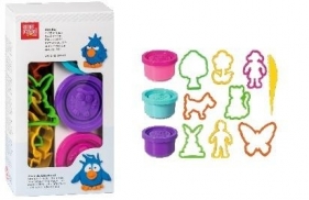 Zestaw masa do modelowania z foremkami