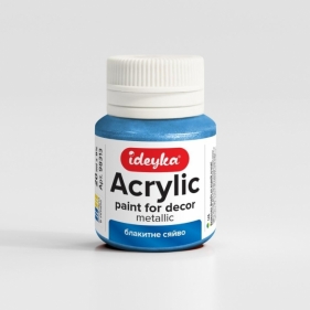 Farba akrylowa metaliczna Niebieski połysk 20m