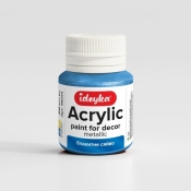 Farba akrylowa metaliczna Niebieski połysk 20m