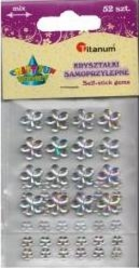 Kryształki samoprzylepne kwiaty 16-02-31 (KK31) Dodatek dekoracyjny Craft-fun naklejka - Opracowanie zbiorowe