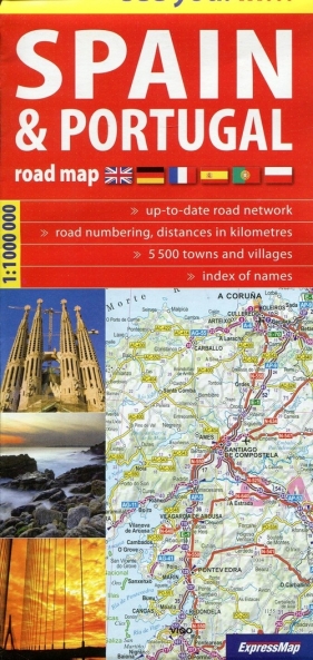 Spain&Portugal road map 1:1 100 - <br />