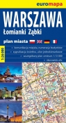 Warszawa Łomianki Ząbki 1:26 000 plan miasta