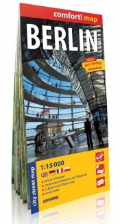 Berlin laminowany plan miasta 1:15 000 2014