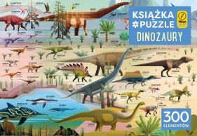  Książka i puzzle. Dinozaury