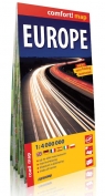 Europe road map 1:4 000 000 Laminowana mapa samochodowa Europy