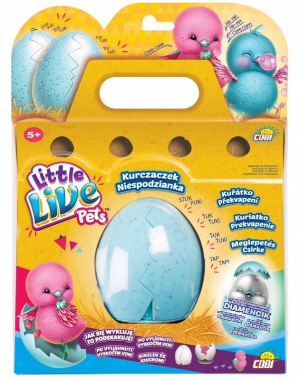 Little Live Pets Kurczaczek niespodzianka róż/turkus (MO-28427-4)