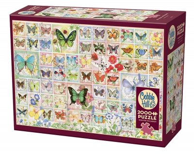 <img src='https://webimage.pl/pics/115/0/d625012490115.jpg' style='height:440px' /> Puzzle 2000 Motyle i kwiaty 112179