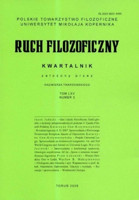 Ruch filozoficzny t. LXV nr 2