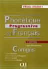 Phonétique progressive du français Niveau débutant Corrigés Charliac Lucile, Le Bougnec Jean-Thierry, Loreil Bernard