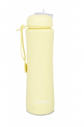 Coolpack, Bidon Silikonowy Pump 600 ml Pastel - Powder Yellow (Z14649)