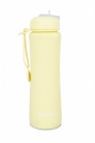 Coolpack, Bidon Silikonowy Pump 600 ml Pastel - Powder Yellow (Z14649)