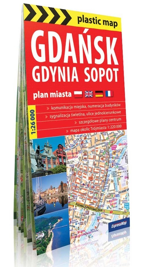 Gdańsk Gdynia Sopot plan miasta 1:26 000