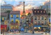 Bluebird Puzzle 1000: Francja, Ulica w Paryżu (70111)