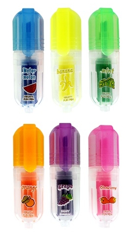 <img src='https://webimage.pl/pics/115/2/dzakreslacze-zapachowe.png' style='height:440px' /> Zakreślacz mini zapachowy (243281) (mix kolorów)