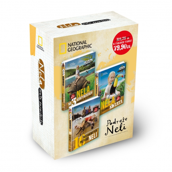 Pakiet Nela ( 10 niesamowitych przygód Neli / Nela na 3 kontynentach / Nela i tajemnice świata )