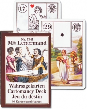 Mlle Lenormand karty do wróżenia Piatnik (1941)