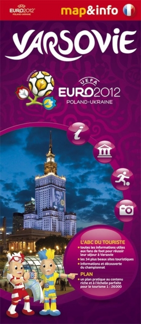 Varsovie Warszawa Euro 2012 mapa i miniprzewodnik - Augustyniak Urszula, Rogalska Marta