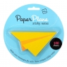 Paper Plane - karteczki samoprzylepne - żółte