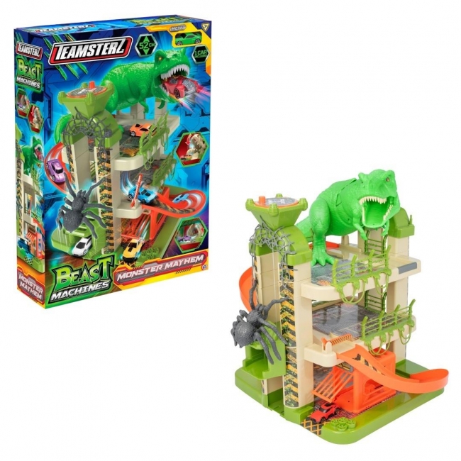 <img src='https://webimage.pl/pics/115/5/d5050841745115.jpg' style='height:440px' /> Monster Mayhem Tor Samochodowy z Dinozaurem