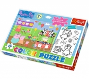 Puzzle 20 elementów Color Świnka Peppa (36511)