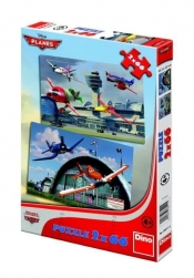 Puzzle Dino Planes 2w1. 66 elementów (385115)