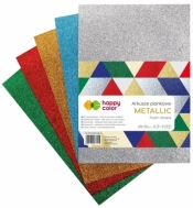 Arkusze piankowe Happy Color A4/5 arkuszy - Metallic (HA 7131 2030)