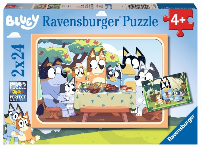 Puzzle 2x24 Bluey