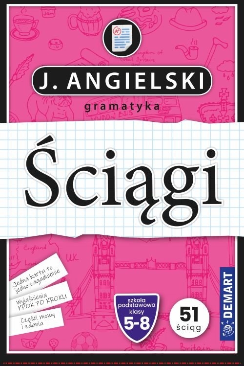 Język angielski. GRAMATYKA. Ściągi edukacyjne