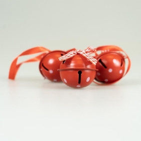 Dzwoneczki dekoracyjne czerwone