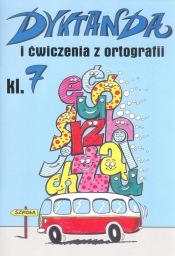 Dyktanda i ćwiczenia z ortografii klasa 7 - Zaręba Wiesława