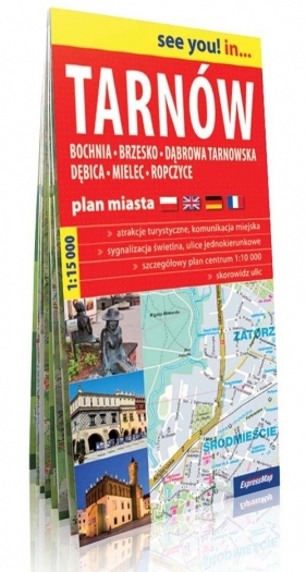 Tarnów plan miasta 1:15 000 - Opracowanie zbiorowe