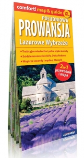 Prowansja południowa. Lazurowe Wybrzeże 2w1: przewodnik+mapa